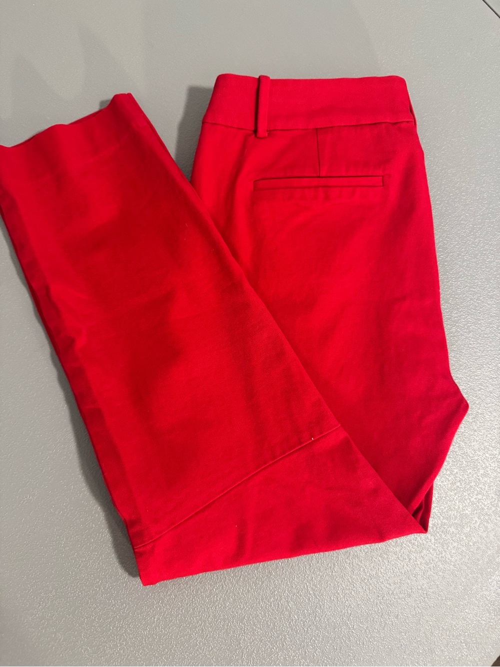 J. Crew Mercantile Red Cotton Slim Fit Dress Pants Size 8 - Picture 6 of 10